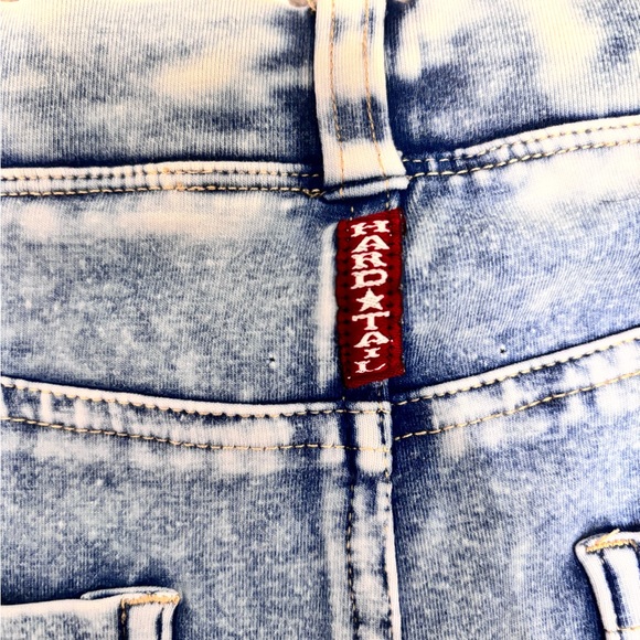 Hard Tail Forever Denim Washed Maxi Pencil Skirt - Picture 3 of 5